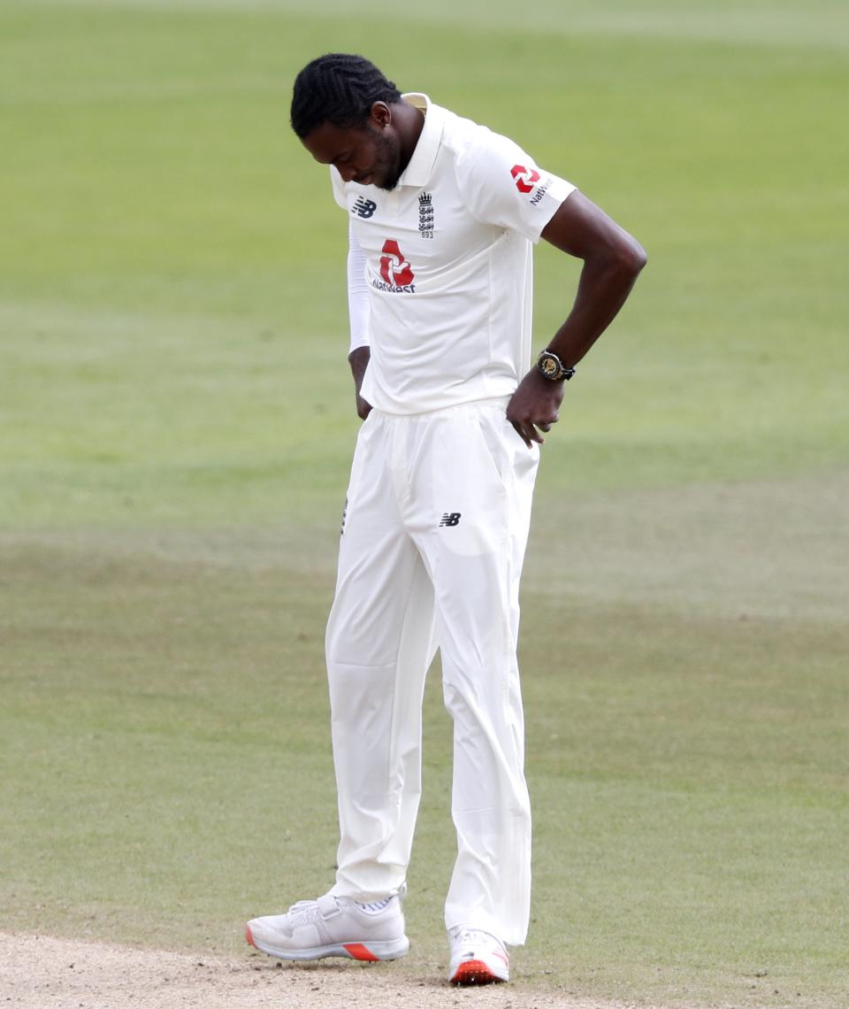 Doubt has been cast on Jofra Archer’s Test career following another injury setback (Alastair Grant/PA) (PA Wire)