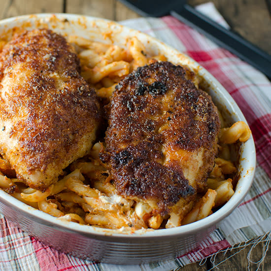 Easy Chicken Parmesan Casserole