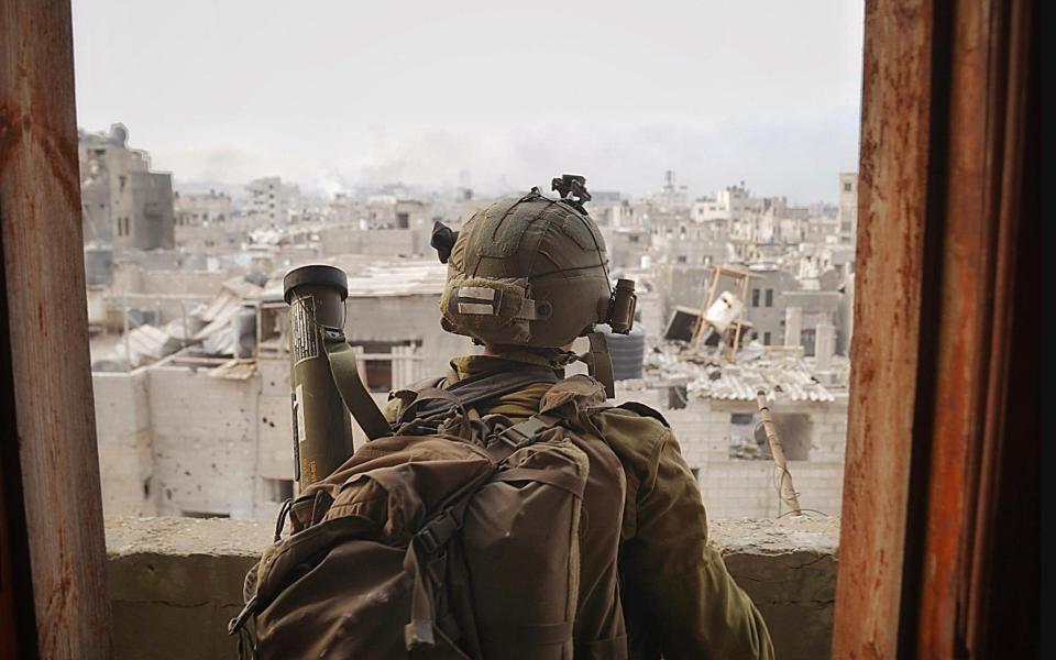 IDF forces in the Gaza Strip