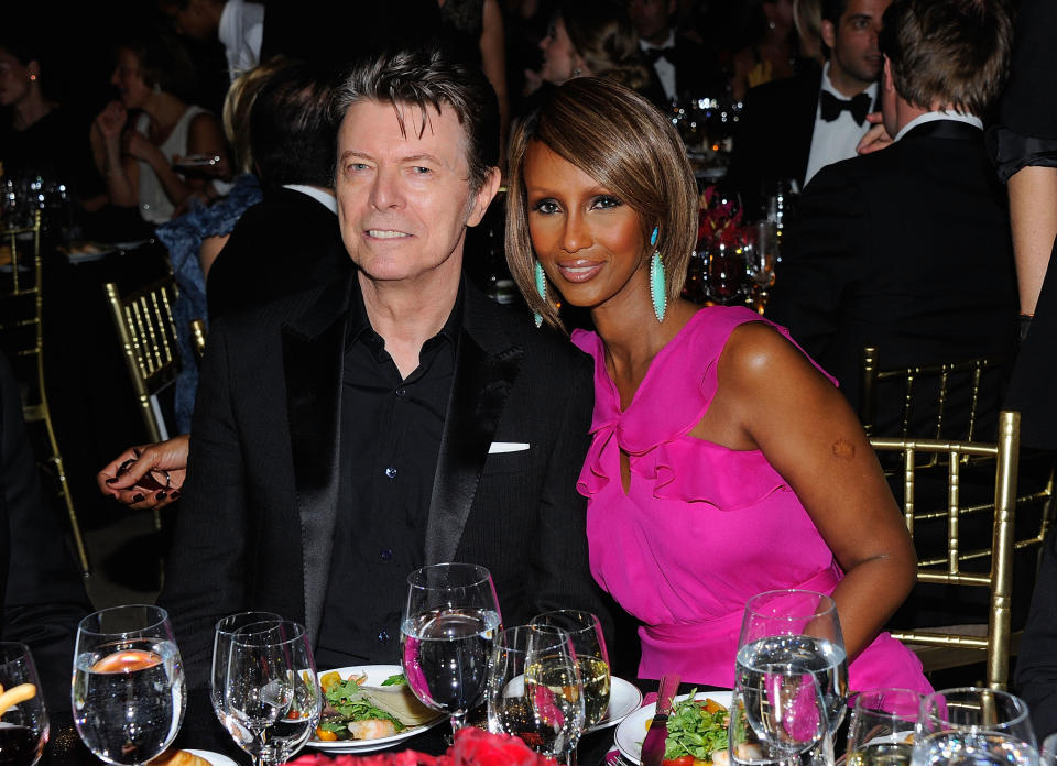 Iman reflects on her marriage to David Bowie and why she won't refer to him as her 