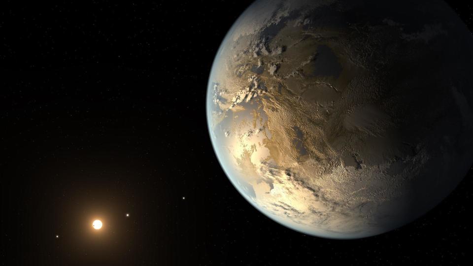 Recreación de Kepler-186f