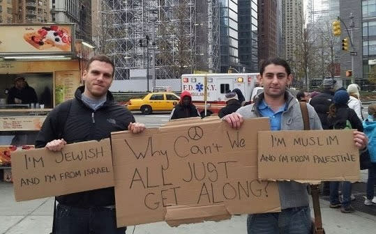 Hashtag asking for peace in the Middle East goes viral.