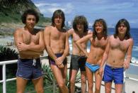 <p>AC/DC stops in Ipanema, Brazil, during a 1985 tour. </p>