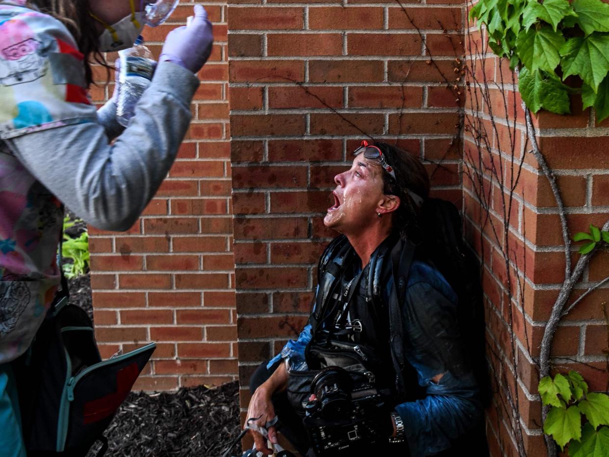 Related: CNN reporter Omar Jimenez arrested live on TV at Minneapolis protest (AFP/Getty)