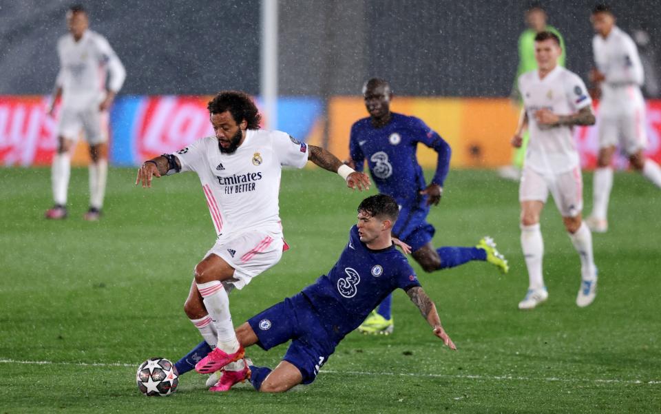 Pulisic was not afraid of getting stuck in and making his presence felt - GETTY IMAGES