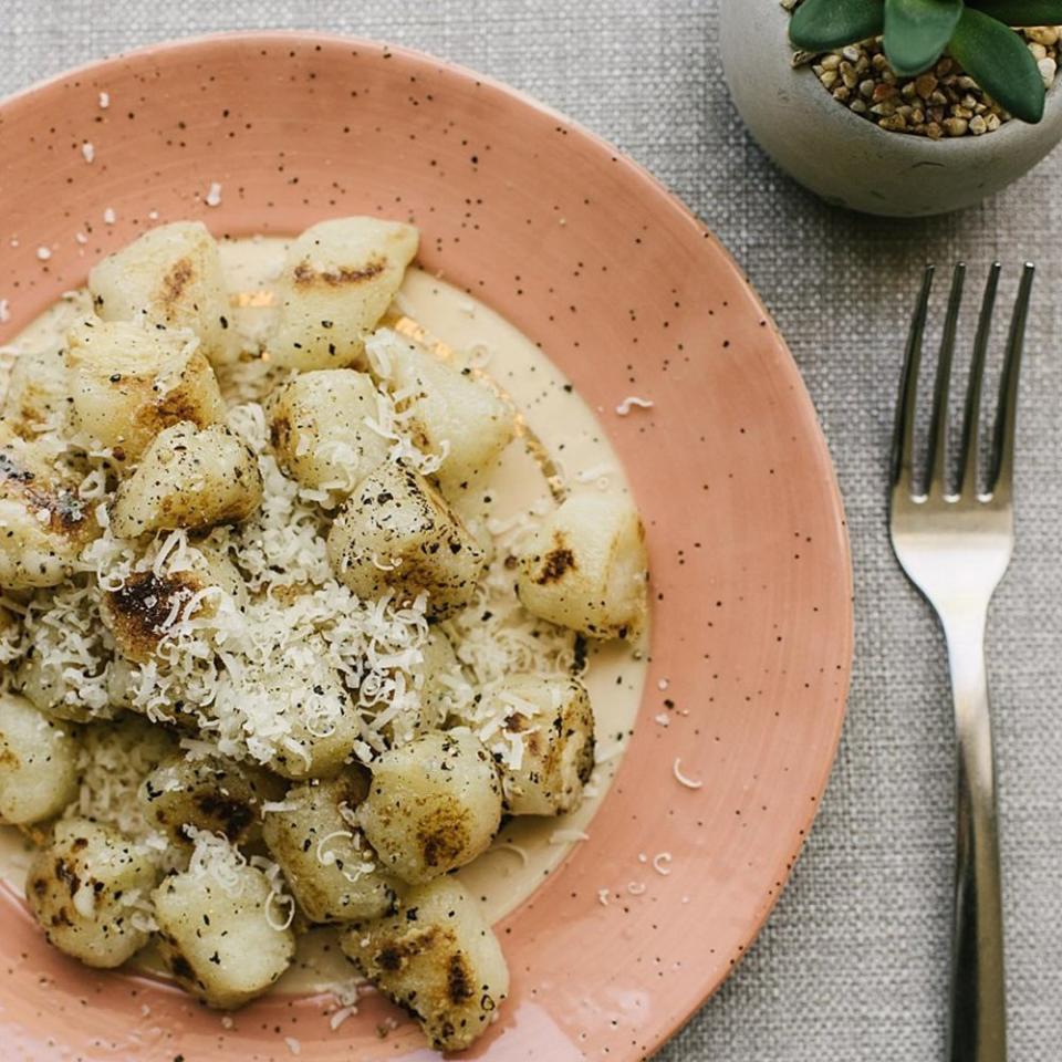 Cacio E Pepe Cauliflower Gnocchi