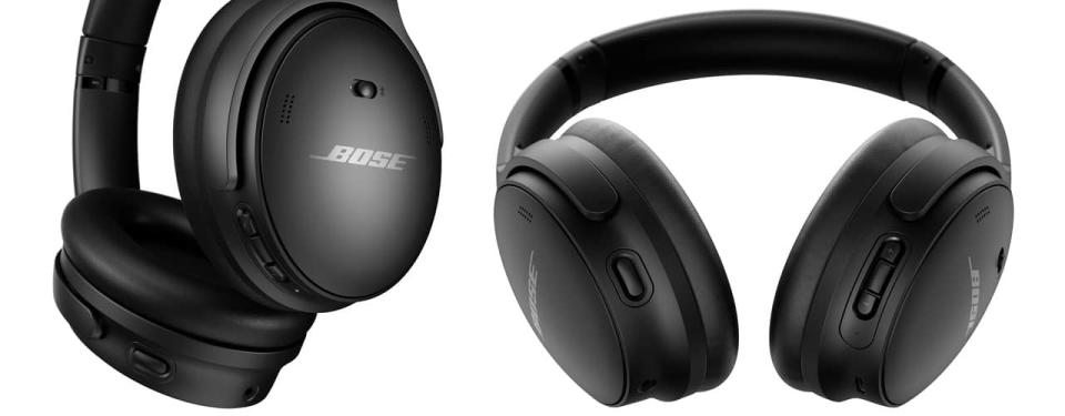 Bose QuietComfort 45 qc45 in black on white background winfuture de