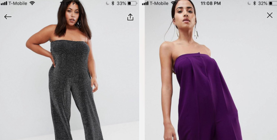 Ein neuer Trend macht bei Asos die Runde – und die Kunden sind verwirrt. (Bild: Screenshot/ Twitter/notfolu)