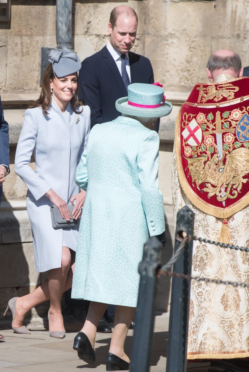 <h1 class="title">The Royal Family Attend Easter Service At St George's Chapel, Windsor</h1><cite class="credit">Getty Images</cite>