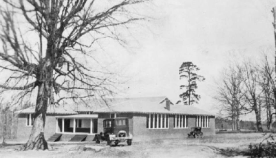 The old George Fish High School that served Fort Mill’s black community, circa 1925. Photo courtesy of Fisk University