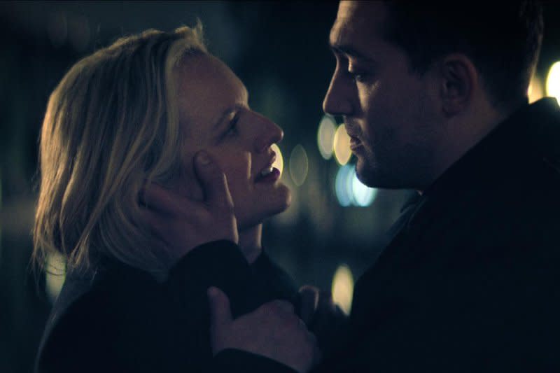 Elisabeth Moss faces off against Dali Benssalah in "The Veil." Photo courtesy of FX