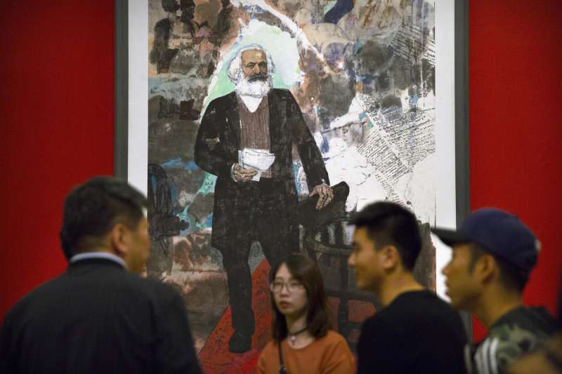 2018年5月5日是馬克思（Karl Marx）200歲誕辰，中國各界大肆慶祝（AP）