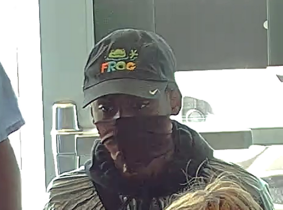 Investigators are looking for this man, who is believed to be connected to a robbery of the Bank of America Branch on Carlyle Avenue in Belleville Tuesday.