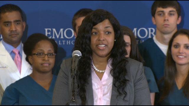 Recovered Ebola Patient Amber Vinson Remarks After Release From Hospital