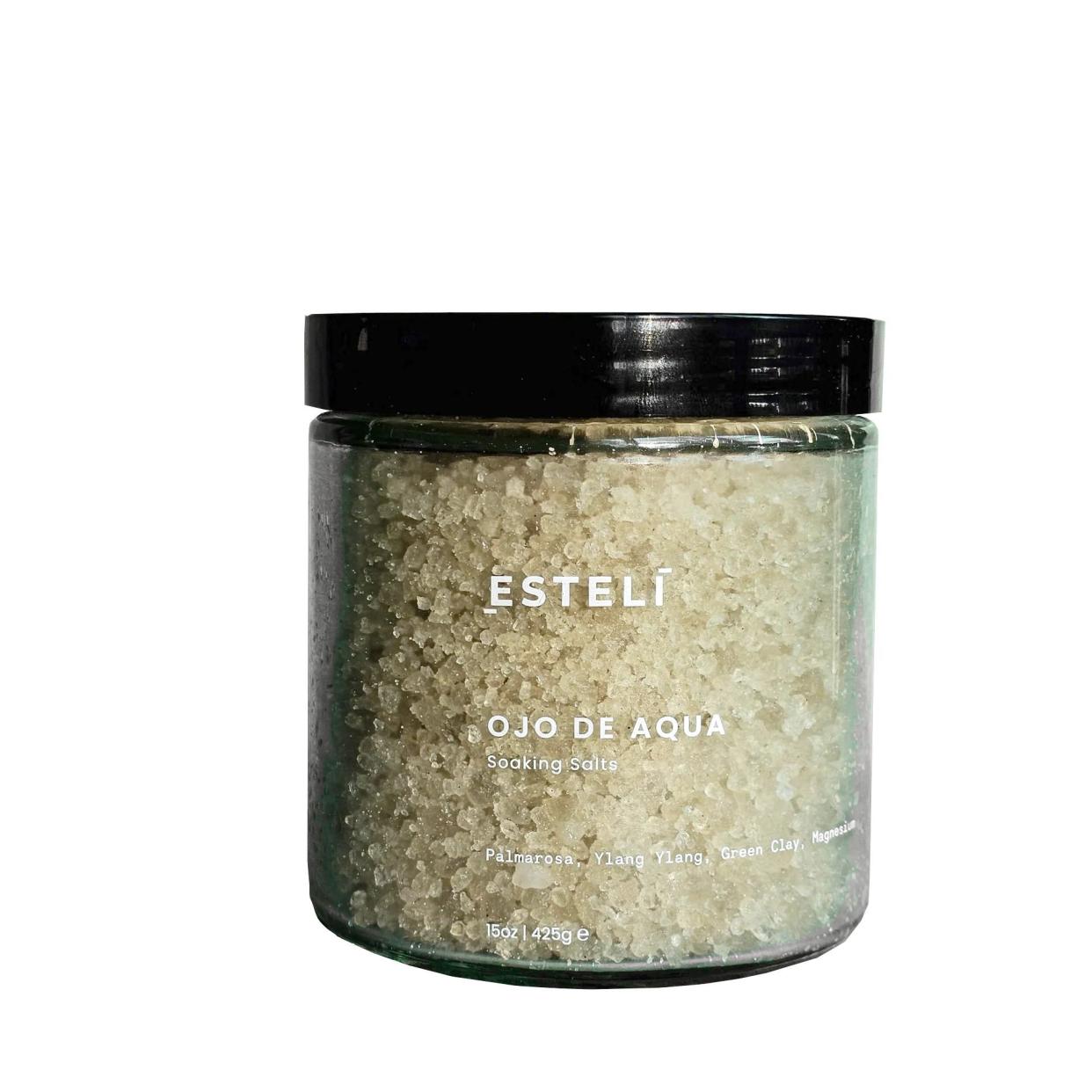 <p><a href="https://go.redirectingat.com?id=74968X1596630&url=https%3A%2F%2Fwww.estelibody.com%2Fproducts%2Fojo-de-aqua-soaking-salts&sref=https%3A%2F%2F" rel="nofollow noopener" target="_blank" data-ylk="slk:Shop Now;elm:context_link;itc:0;sec:content-canvas" class="link rapid-noclick-resp">Shop Now</a></p><p>Ojo de Agua Mineral Soaking Salts</p><p>estelibody.com</p><p>$48.00</p>