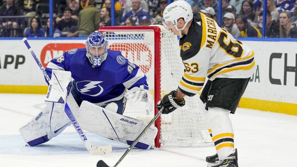 The fate of the Lightning and Bruins remains the most intriguing race heading into the NHL playoffs. (Photo by Andrew Bershaw/Icon Sportswire via Getty Images)