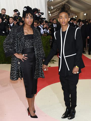 Willow Smith and Jaden Smith attend the 2016 Met Gala
