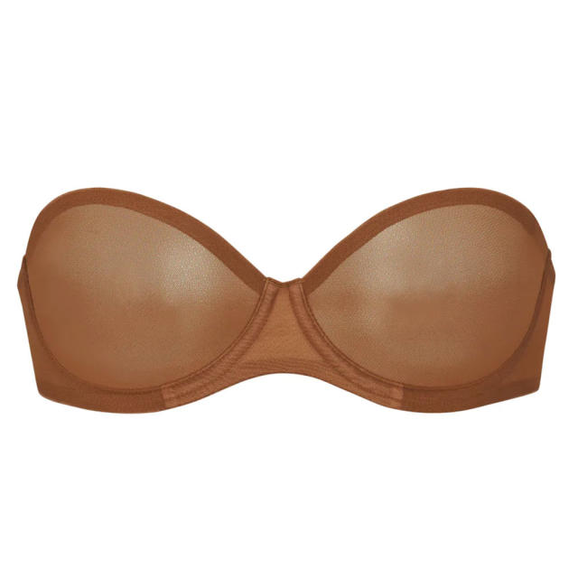 Ultrafine Mesh Strapless Bra