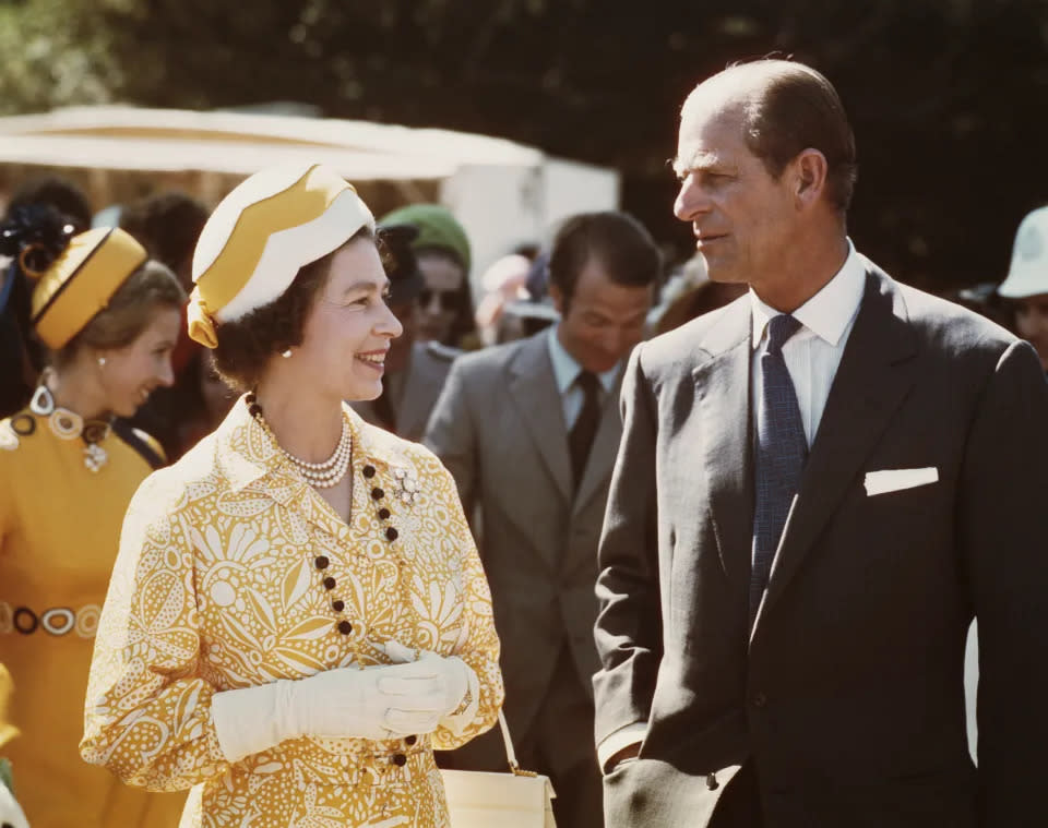 Die Königin mit Prinz Philip auf ihrer Commonwealth-Reise nach Neuseeland im Jahr 1974. (Bild: Getty Images)