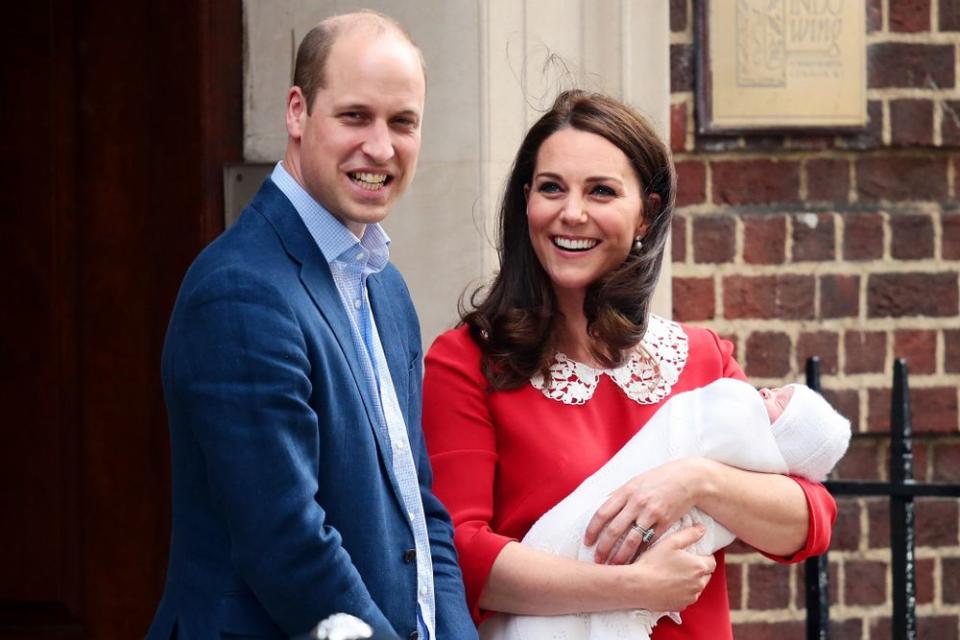 Prince William, Kate Middleton and Prince Louis