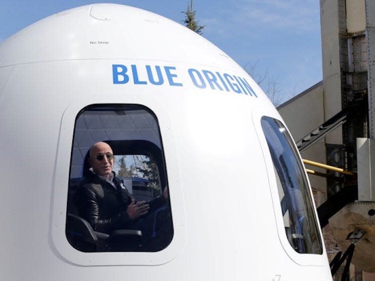 Jeff Bezos blue origin