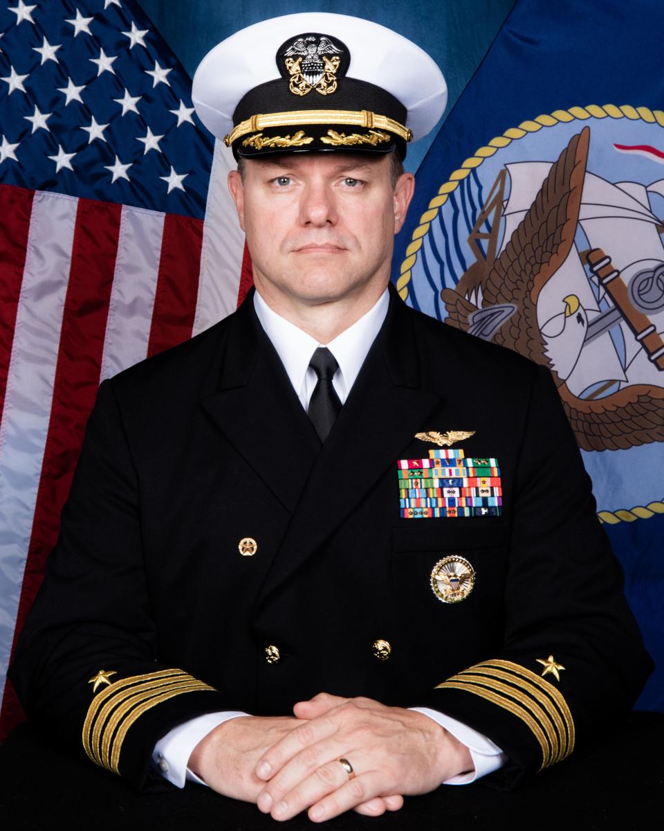 Captain Douglas Graber takes command of the Bremerton-based aircraft carrier USS Nimitz on June 29, 2023.