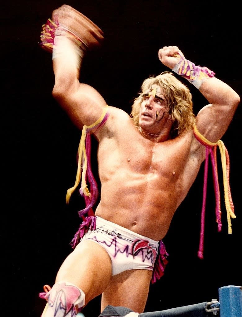 The Ultimate Warrior in the ring