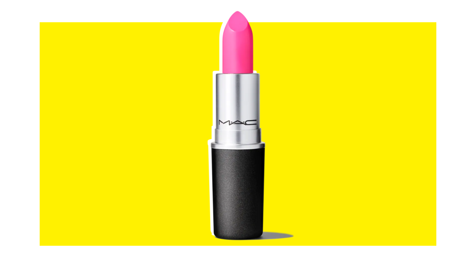 Swipe the M.A.C. Lipstick Matte in "Candy Yum Yum" across your pout for a pop of Barbiecore-inspired pink.