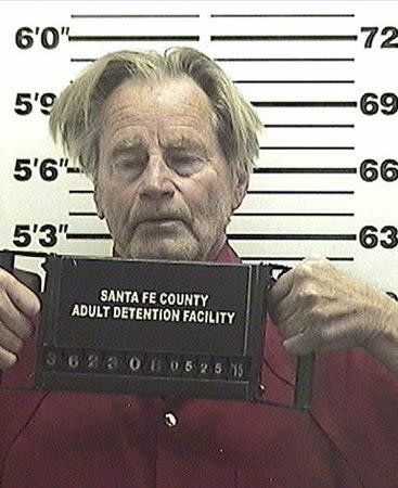 Pulitzer Prize winning playwright and actor Sam Shepard is shown in this booking photo from the Santa Fe County Adult Detention Facility in Santa Fe, New Mexico in this handout photo released to Reuters May 26, 2015. REUTERS/Santa Fe County Adult Detention Facility/Handout via Reuters