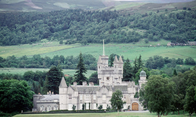 Prince William and Kate Middleton pictured in Balmoral