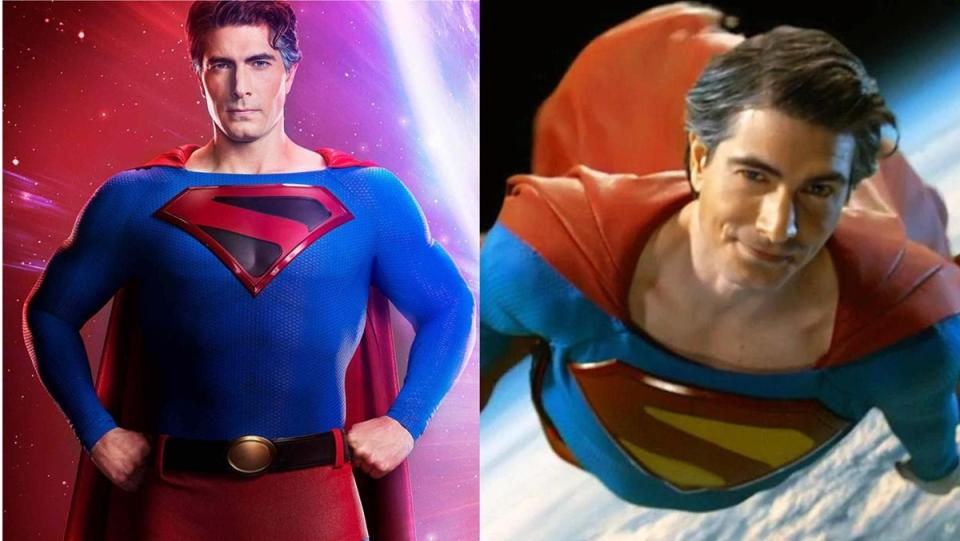 Brandon Routh as an older Superman in the CW's Crisis on Infinite Earths crossover event.
