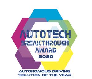 AutoTech Breakthrough award - Helm.ai - Autonomous Driving Solution of the Year 2020