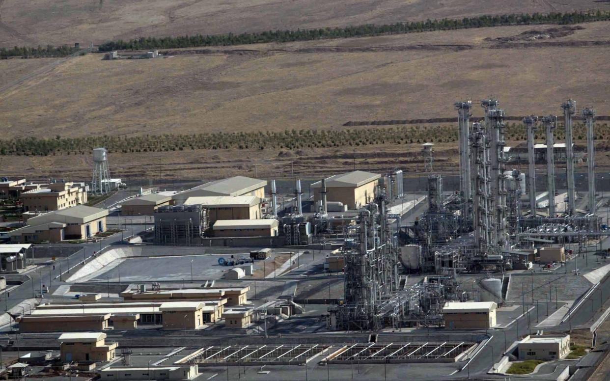 An aerial view of the Arak heavy-water nuclear research facility about 320 km southwest of Tehran - Bloomberg News