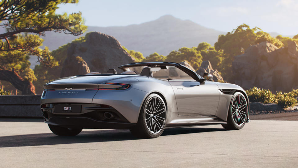 The Aston Martin DB12 Volante.