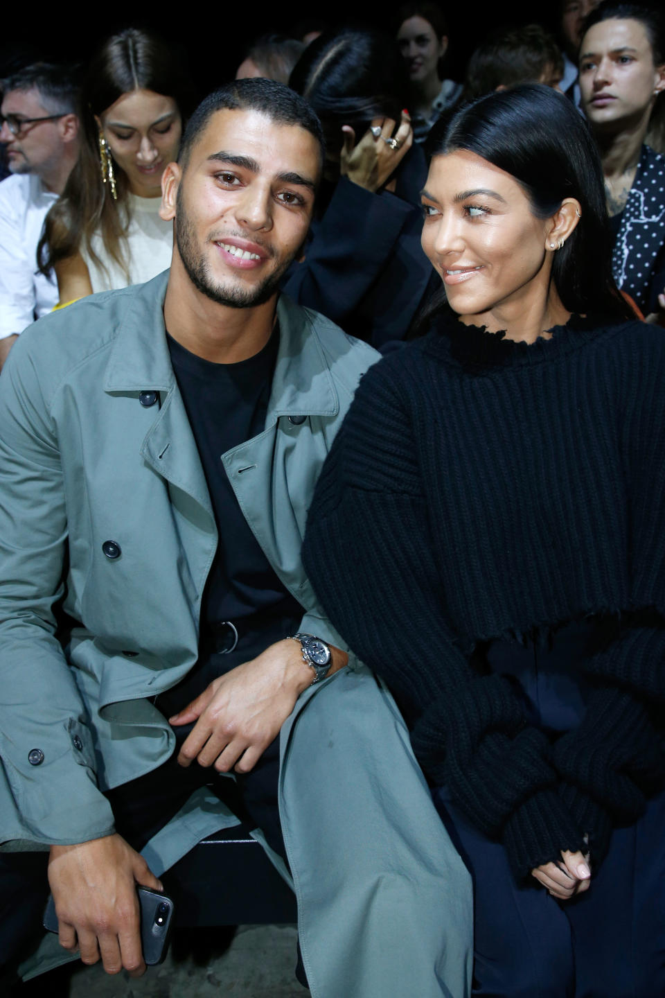 The couple was beaming as they toured through Paris during Fashion Week.