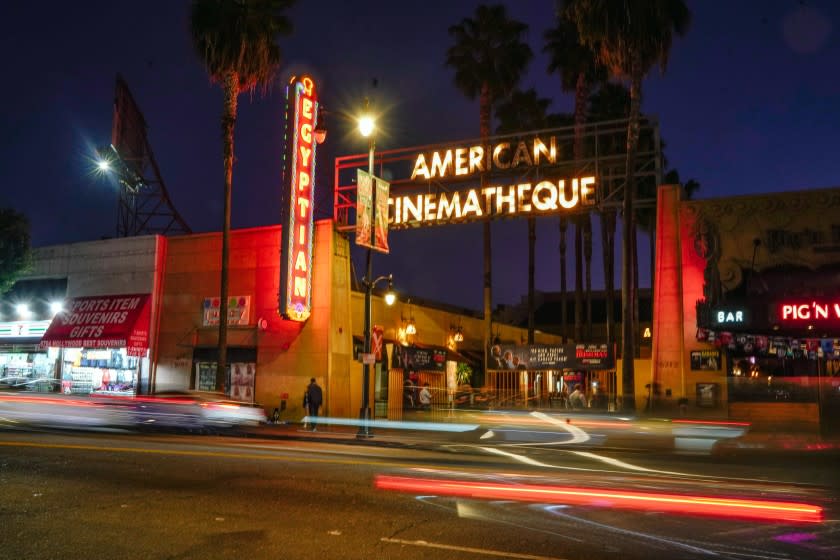 The Egyptian Theatre on Hollywood Blvd.