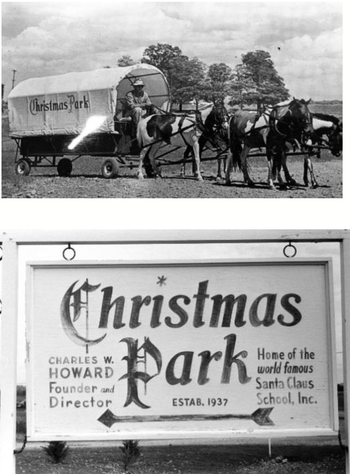 Christmas Park was nearly 400 acres of sleighs, petting zoos, castles, trains and lots and lots of snow. (Albion archives) 