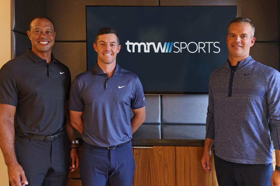 Tiger Woods, Rory McIlroy and Mike McCarley are developing TGL, the new tech-forward, prime-time team golf league.