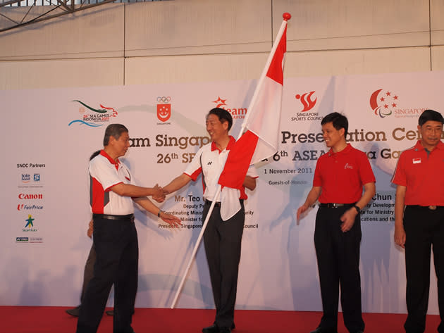 Team Singapore Flag Presentation Ceremony