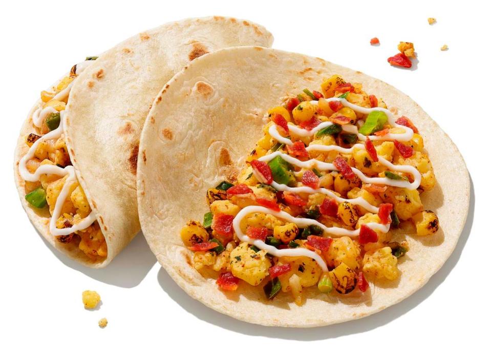 Dunkin’ is adding breakfast tacos to its spring menu for the first time. Here’s when you can get it.