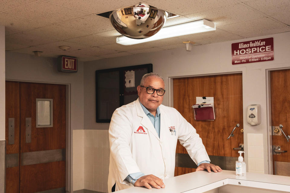 Dr. Kenneth Williams at the Alliance HealthCare System clinic. (Andrea Morales for NBC News)