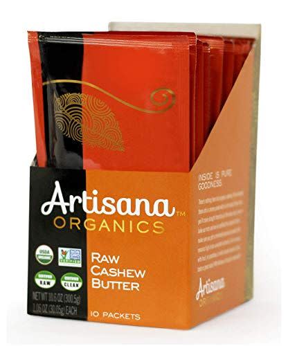 11) Raw Cashew Butter Snack Pouches