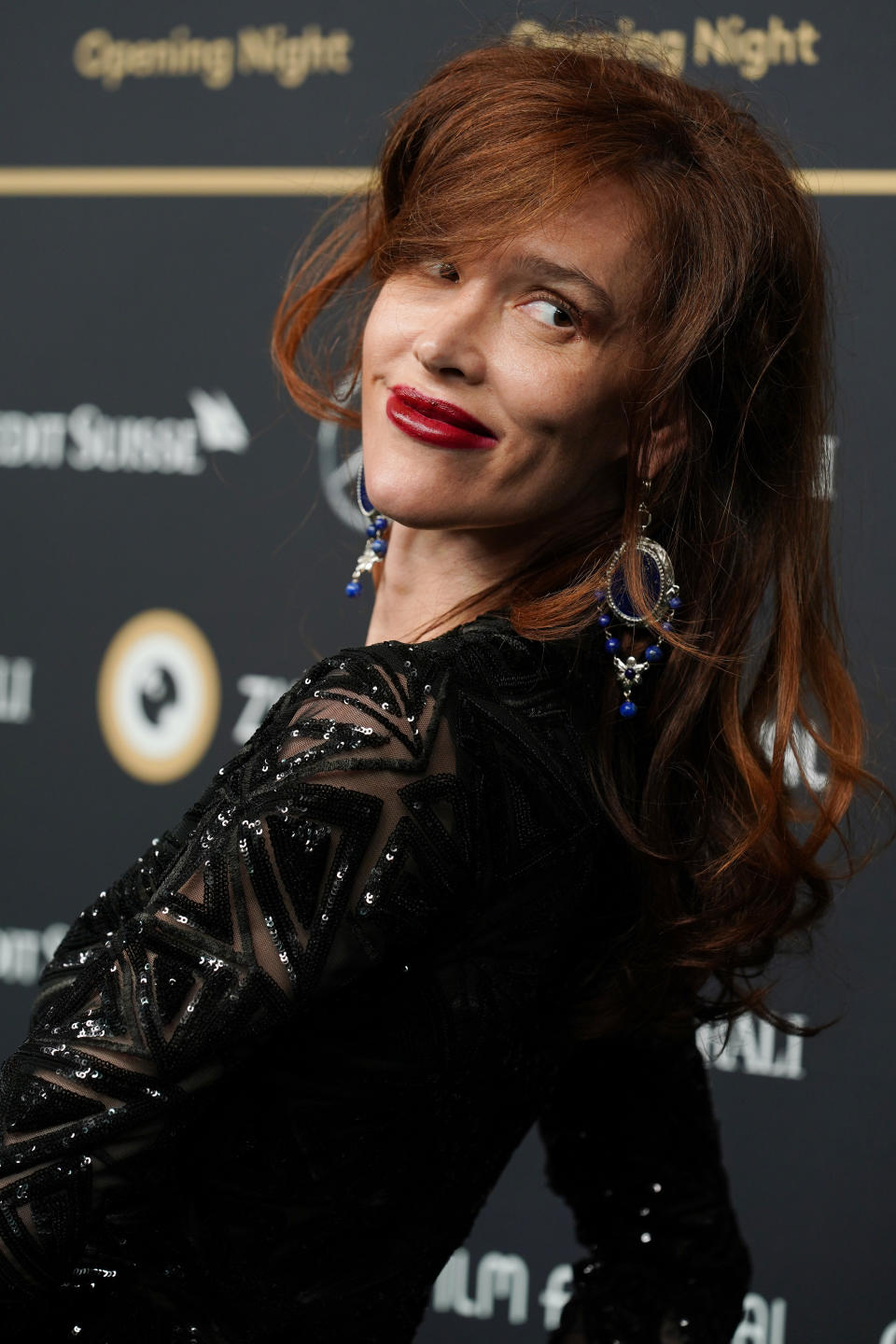 Paz de la Huerta on the red carpet