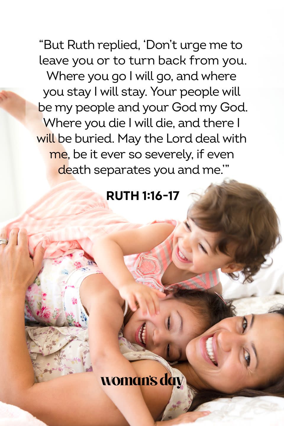 bible verses about mothers ruth 1 16 through 17