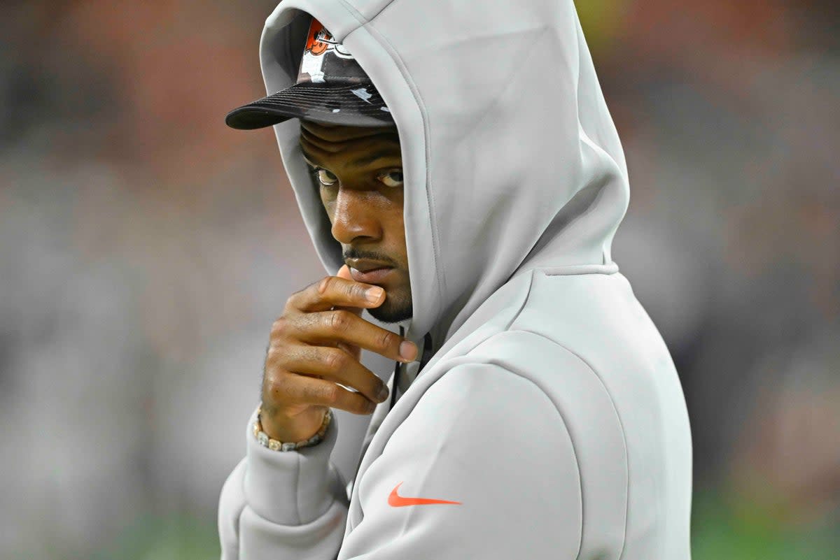 The Cleveland Browns saw DeShaun Watson’s behavior as a PR problem with short-term effects on their brand  (AP)