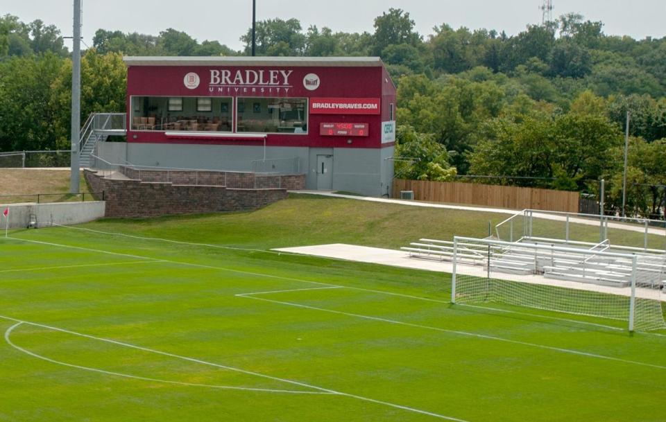 Shea Stadium, home of the Bradley soccer team.