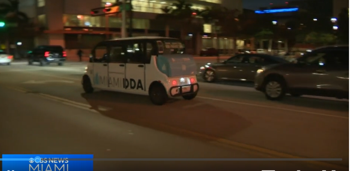 Shuttles are now running in downtown Miami.