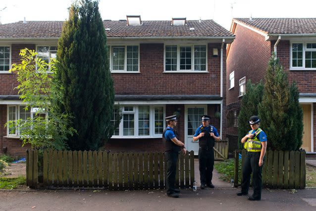 Osborne's house in Cardiff was raided soon after the attack in the early hours of Monday morning. Source: Getty