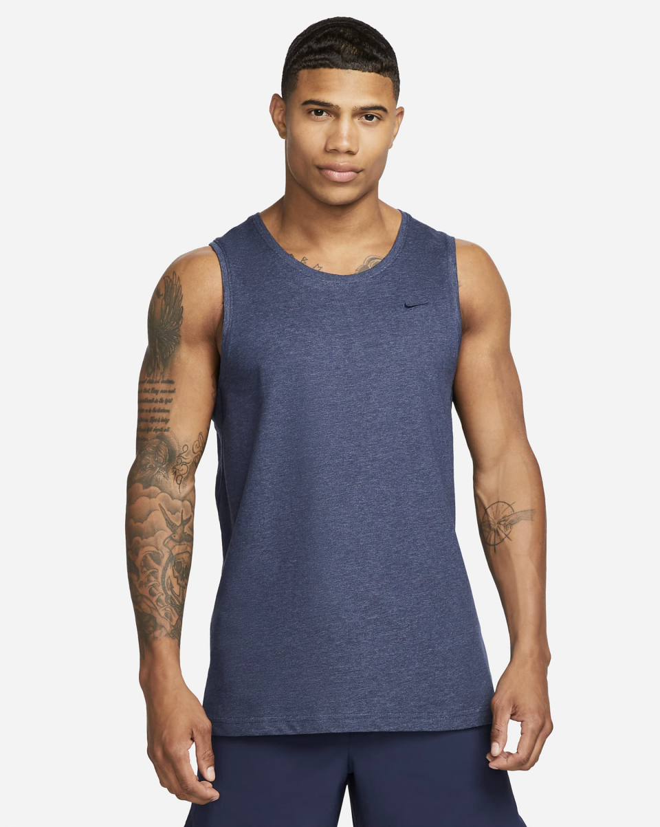 <p><a href="https://go.redirectingat.com?id=74968X1596630&url=https%3A%2F%2Fwww.nike.com%2Ft%2Fprimary-mens-dri-fit-versatile-tank-RcQ41g&sref=https%3A%2F%2Fwww.esquire.com%2Fstyle%2Fmens-fashion%2Fg36028652%2Fbest-mens-tank-tops%2F" rel="nofollow noopener" target="_blank" data-ylk="slk:Shop Now;elm:context_link;itc:0;sec:content-canvas" class="link ">Shop Now</a></p><p>Primary Dri-FIT Tank Top </p><p>nike.com</p><p>$25.97</p>