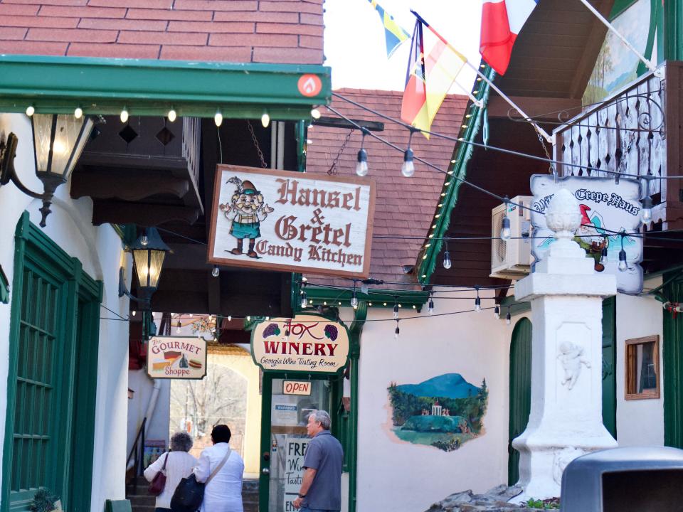 The sign for Hansel & Gretel Candy Kitchen, Alison Datko, "I visited a small mountain town in Georgia, where the German-inspired architecture made me feel transported to Europe."